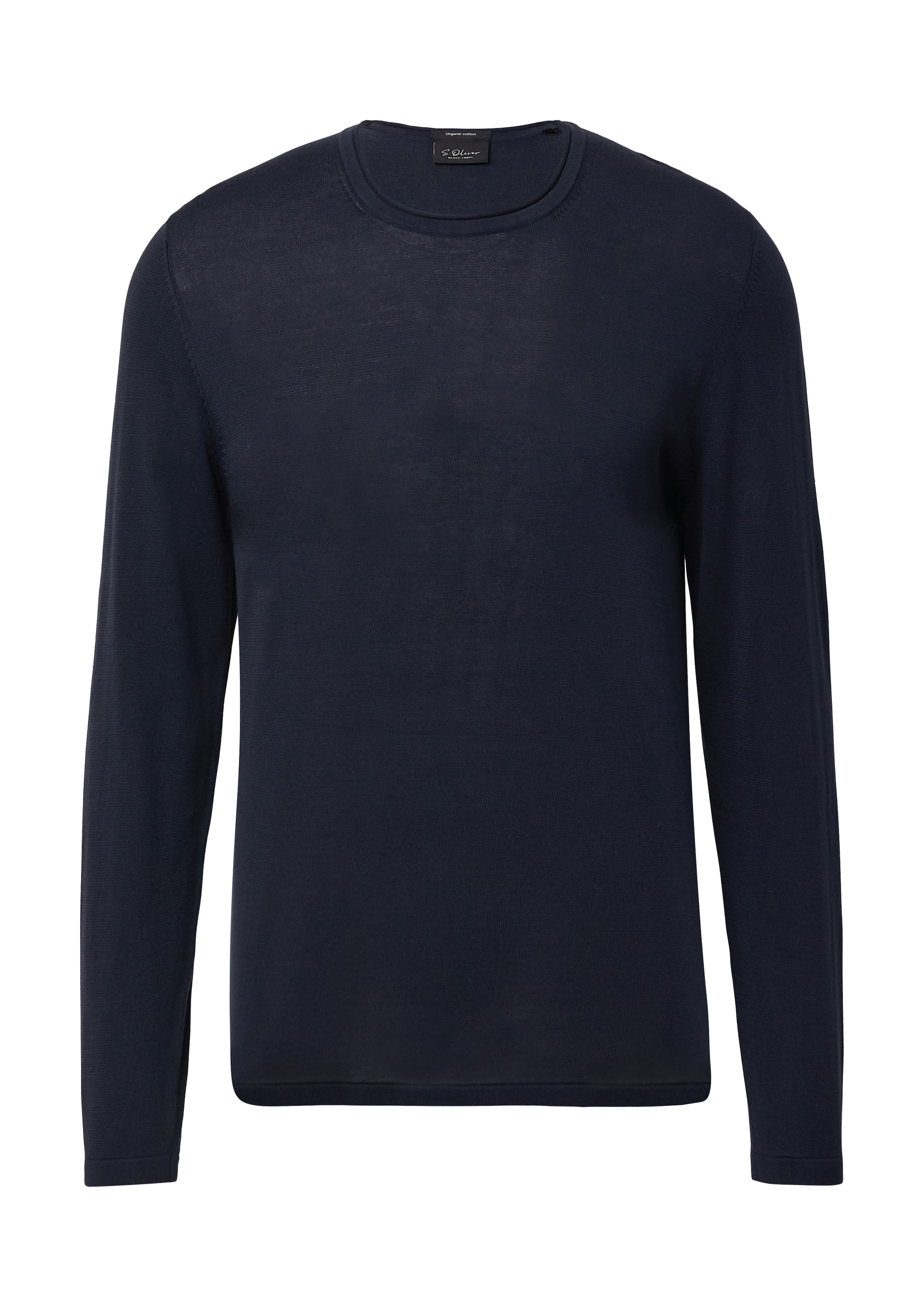 s.Oliver BLACK LABEL Trui in Blauw: voorkant