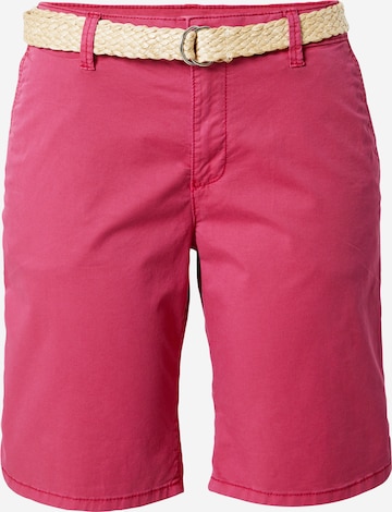 ESPRIT Chino trousers in Pink: front