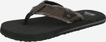 QUIKSILVER Varvastossut 'Monkey Abiss' värissä musta: etupuoli
