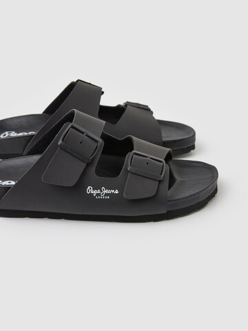 Pepe Jeans Mules 'ROYAL DOUBLE ' in Black