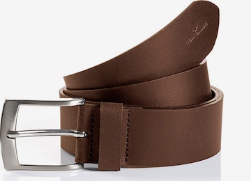 Ceinture 'ANDREW' TOM TAILOR en marron : devant