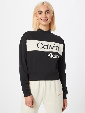 Calvin Klein Sweatshirt in Schwarz: predná strana