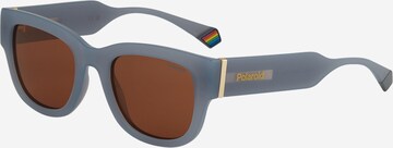 Polaroid Okulary przeciwsłoneczne w kolorze niebieski: przód