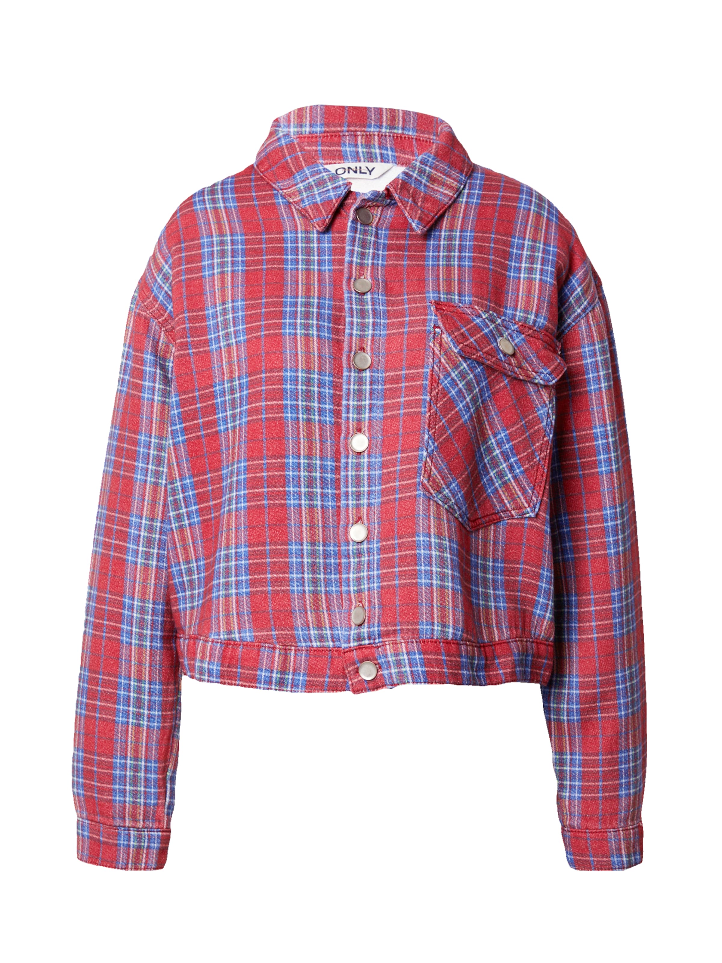 ONLY Přechodná bunda 'KERSTIN' - nebeská modř / červená / bílá, Produkt