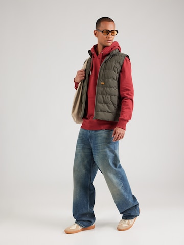 Superdry Μπλούζα φούτερ 'Essential' σε κόκκινο