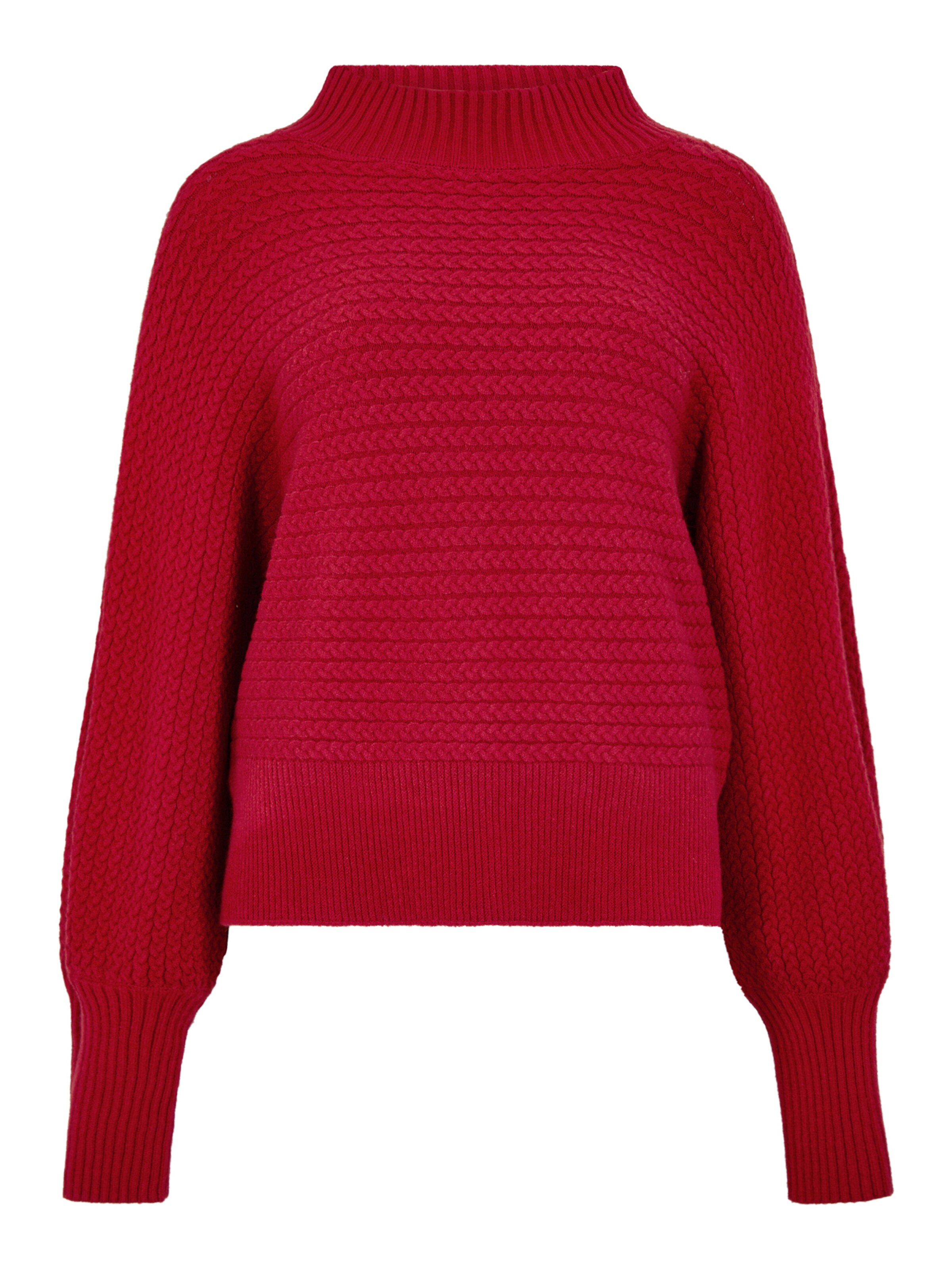 Pull-over ' ' Apricot en rouge : devant