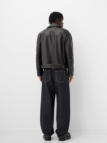 Veste mi-saison Bershka en noir
