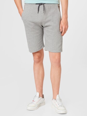 BLEND Slimfit Broek in Grijs: voorkant