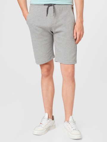 BLEND Slimfit Shorts in Grau: predná strana