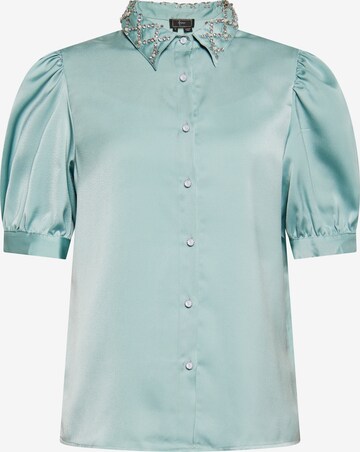 faina - Blusa en verde: frente