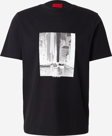 HUGOMajica 'Deyss' - crna boja: prednji dio