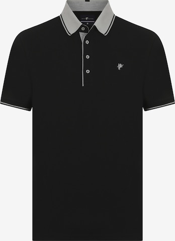 DENIM CULTURE - Camiseta 'Vasilis' en negro: frente