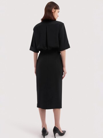 Robe-chemise Trussardi en noir