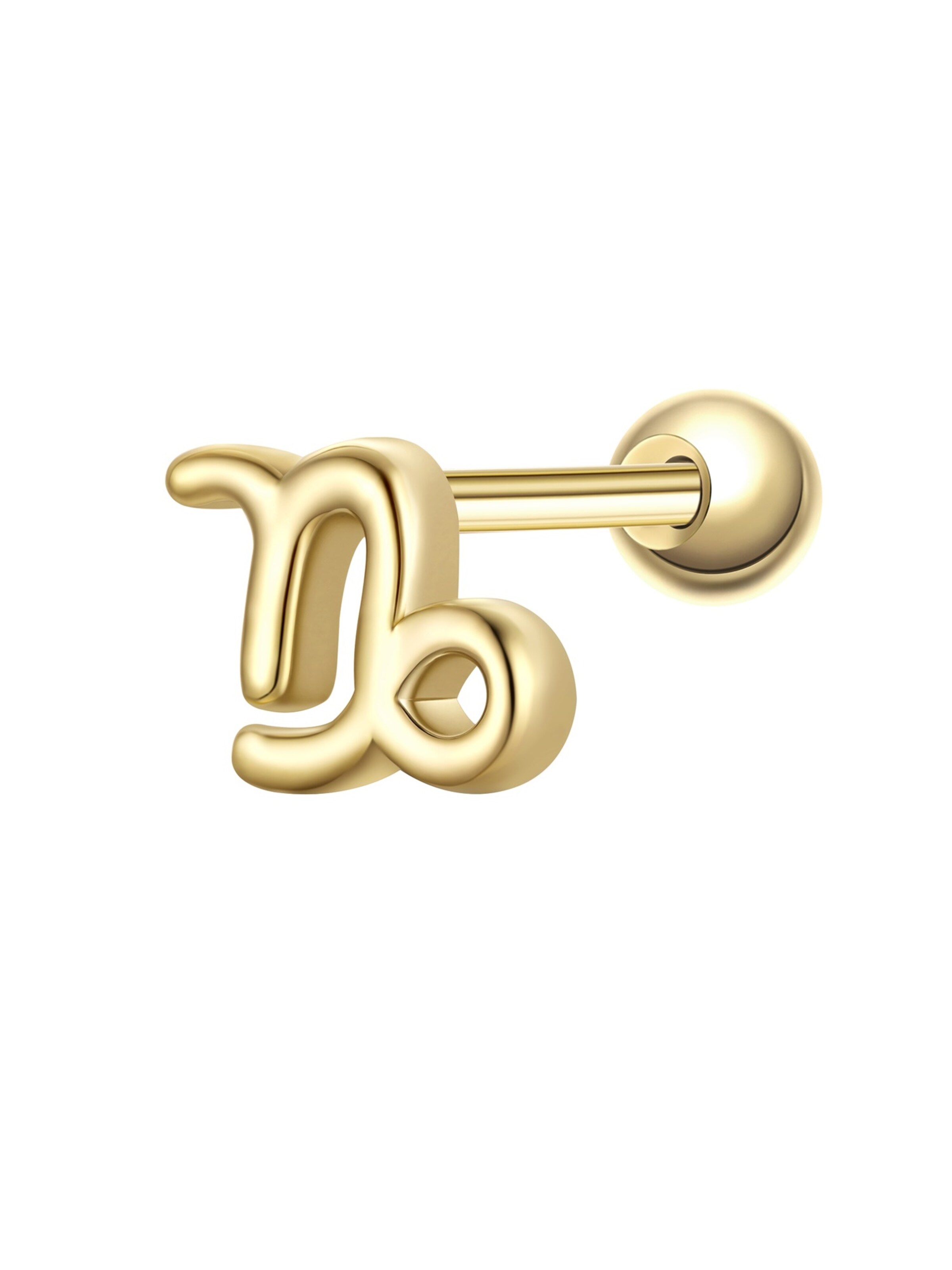 Glanzstücke München Boucles d'oreilles en jaune d'or, Vue avec produit