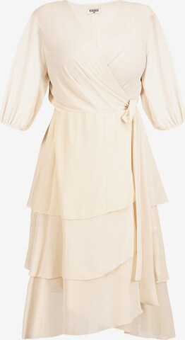 Karko Cocktail Dress ' NARCYZA ' in Beige: front