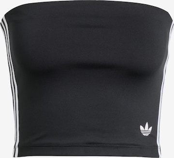 ADIDAS ORIGINALS Топ 'Adicolor' в Черный: спереди