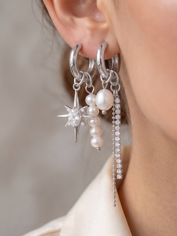 Nemomatheo Ohrringe 'Stella & Perla'‌‌‌‌‌‌‌‌‌ in Silber
