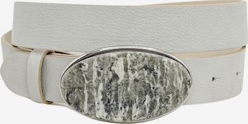 COLLEZIONE ALESSANDRO Belt 'Stone' in Grey: front