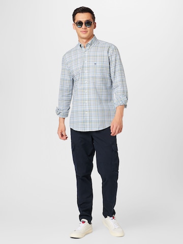 FYNCH-HATTON Regular Fit Skjorte i blå