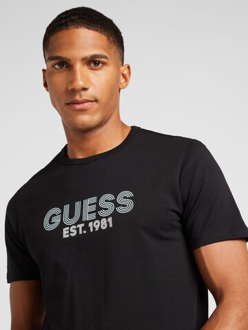 GUESS Shirt 'CLASSIC' in Black