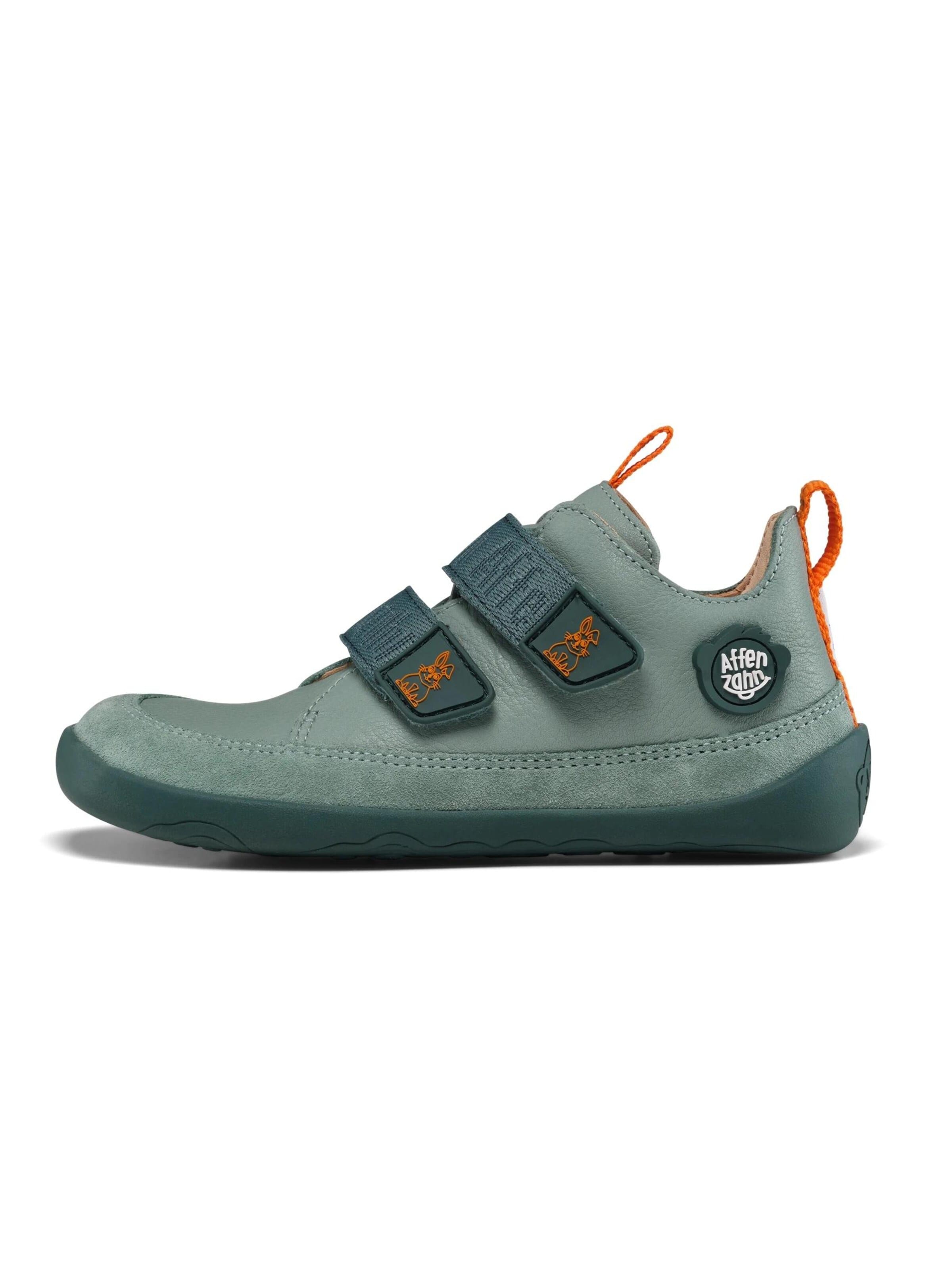 Affenzahn Sneakers 'Sneaker Leder Buddy' in Blue: front