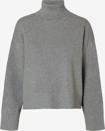 SELECTED Sweater 'Kamma' in Grey: front