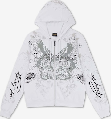balta Ed Hardy Džemperis: priekis