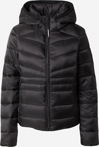 Veste d’hiver 'Fuji' Superdry en noir : devant