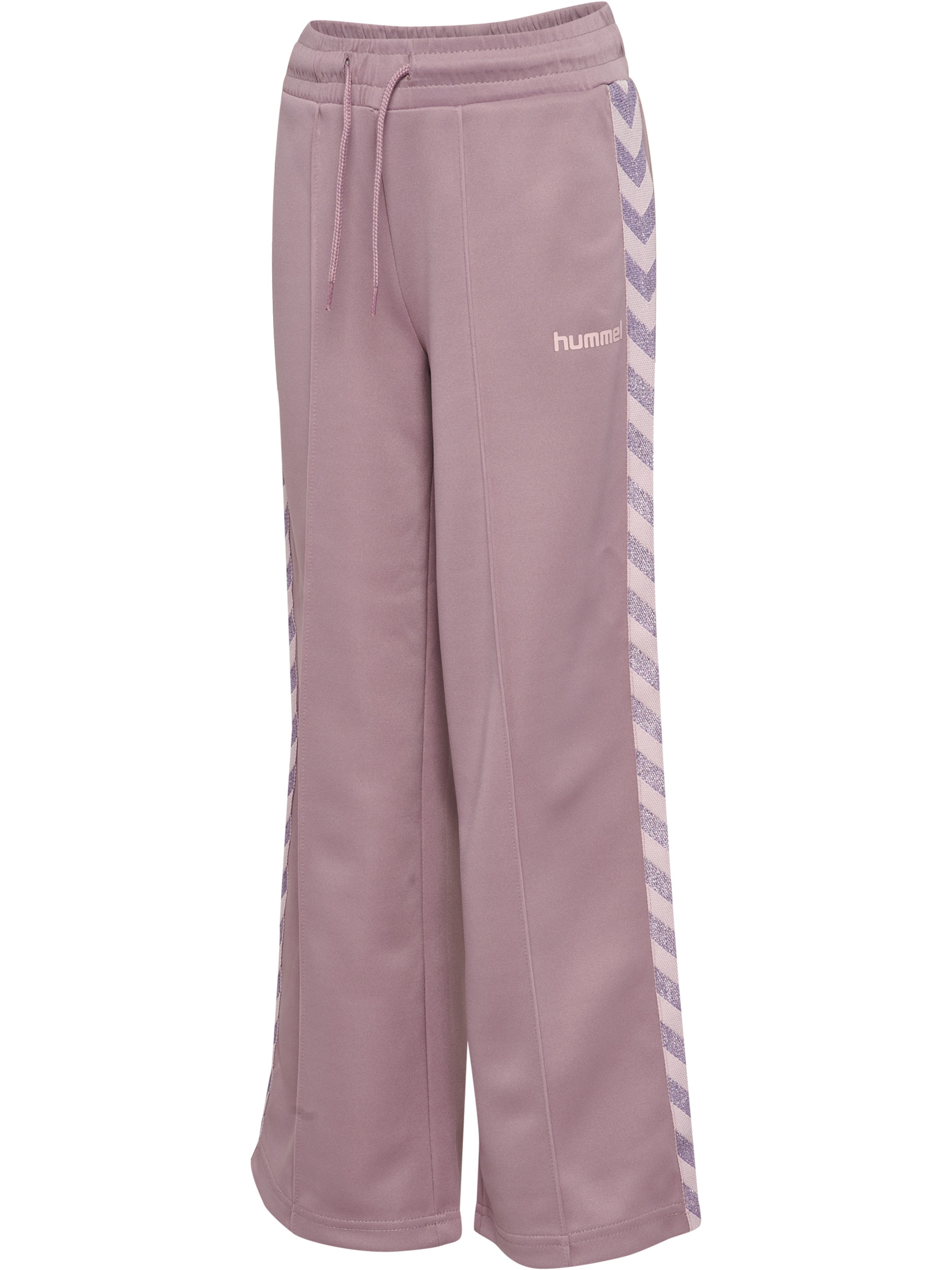 Hummel Regular Trousers in Purple: front