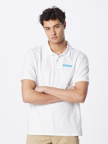 balts LEVI'S ® T-Krekls 'Graphic Vintage Fit Polo': no priekšpuses