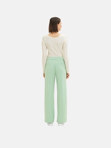 TOM TAILOR Regular Pants 'Lea' in Green