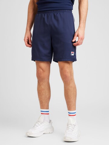 FILA Regular Workout Pants 'Leon' in Blue: front