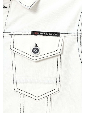 Veste mi-saison 'CJ289' CIPO & BAXX en blanc