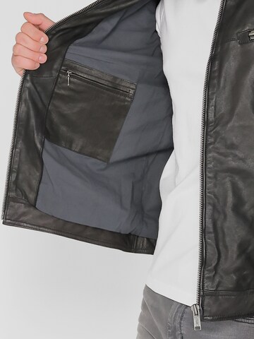 MUSTANG Lederjacke ' 31021312 ' in Schwarz