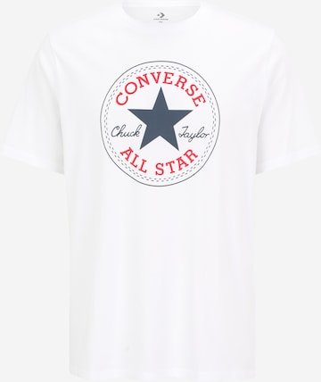 T-Shirt 'Arch' CONVERSE en blanc : devant