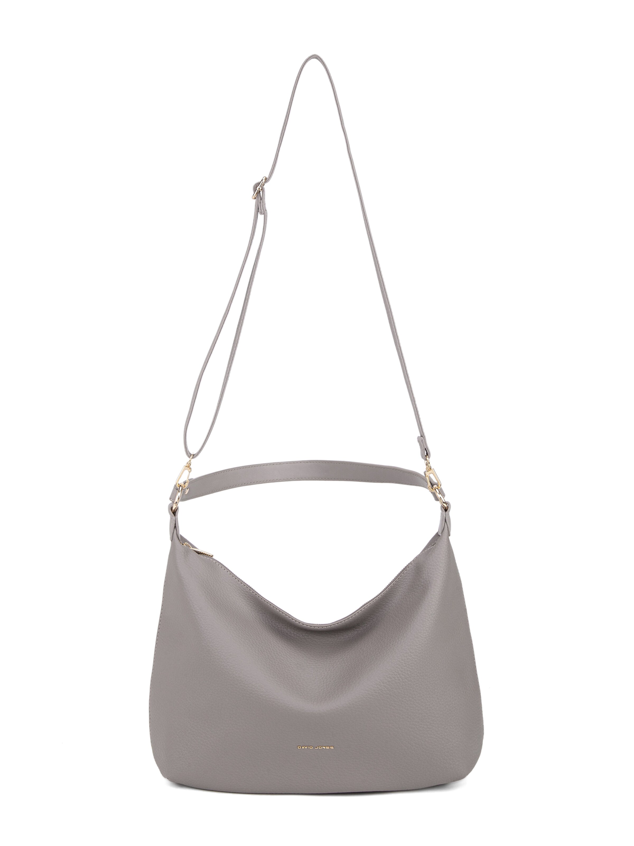 Borsa a spalla 'Borsa a Spalla Donna Pelle Vegana PU - Astrea Elite' di David Jones in grigio