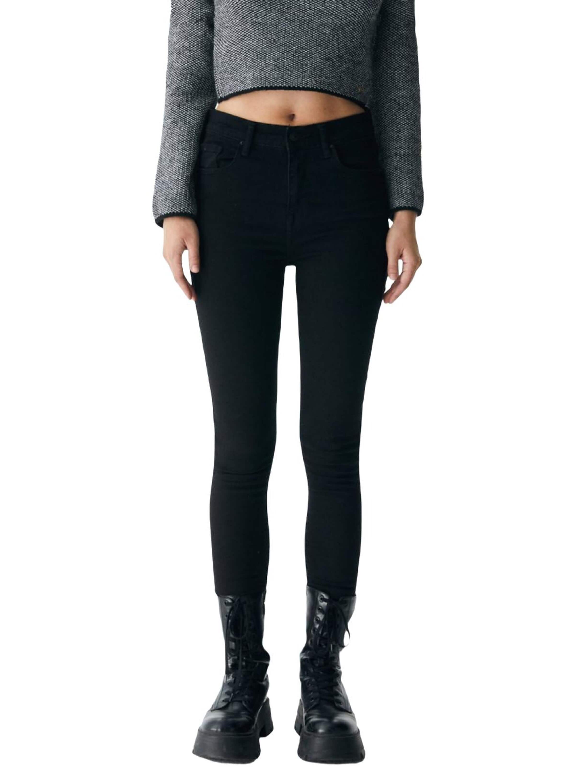 Skinny Jean 'Tanya X Skinny Jeans' LTB Jeans en noir : devant