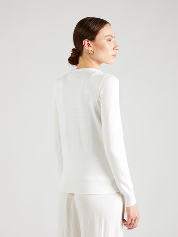 Fransa Knit Cardigan in White