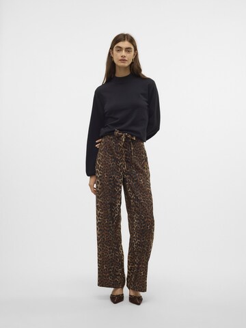 Loosefit Pantalon 'WILD' VERO MODA en marron