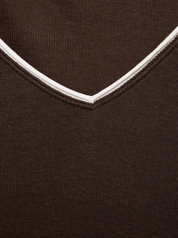 MANGO Shirt 'JANET' in Brown
