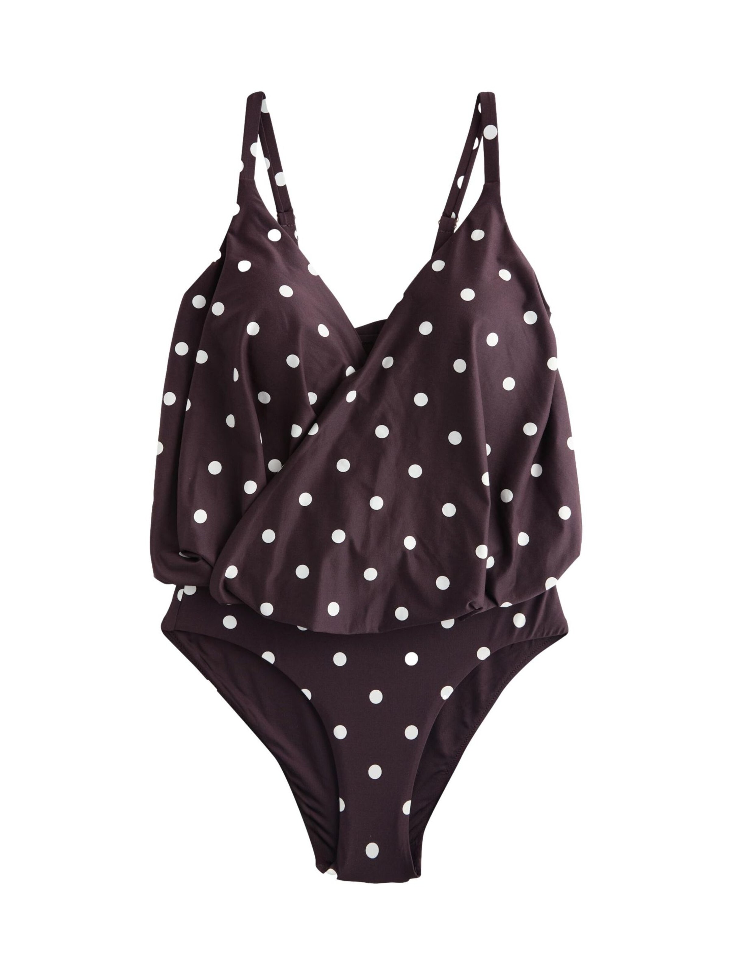 Next Peldkostīms, krāsa - Zelts / baklažāna / balts, Preces skats