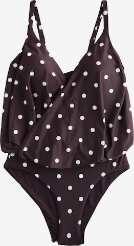 purpurinė Next Trikampė Maudymosi kostiumėlis: priekis