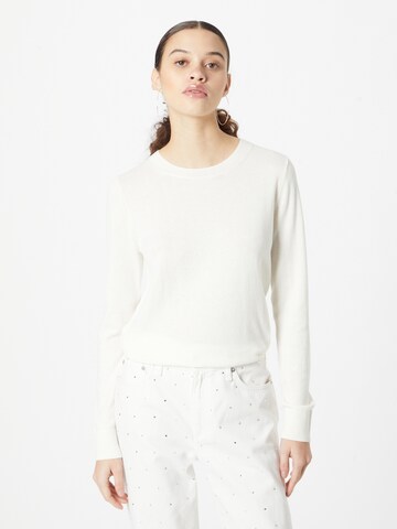 Banana Republic Sweater in White: front