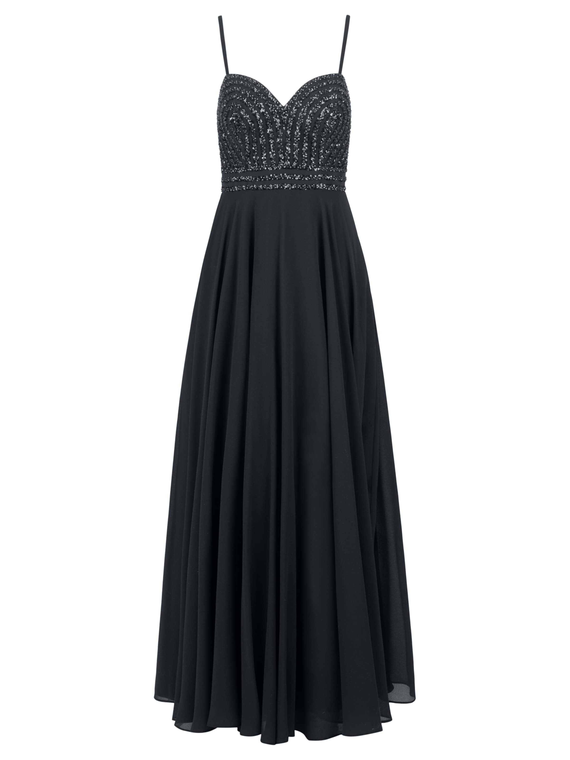 APART Abendkleid in Schwarz: Vorderseite