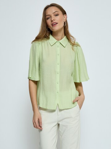 minus Bluse 'Talmie' in Grün: Vorderseite