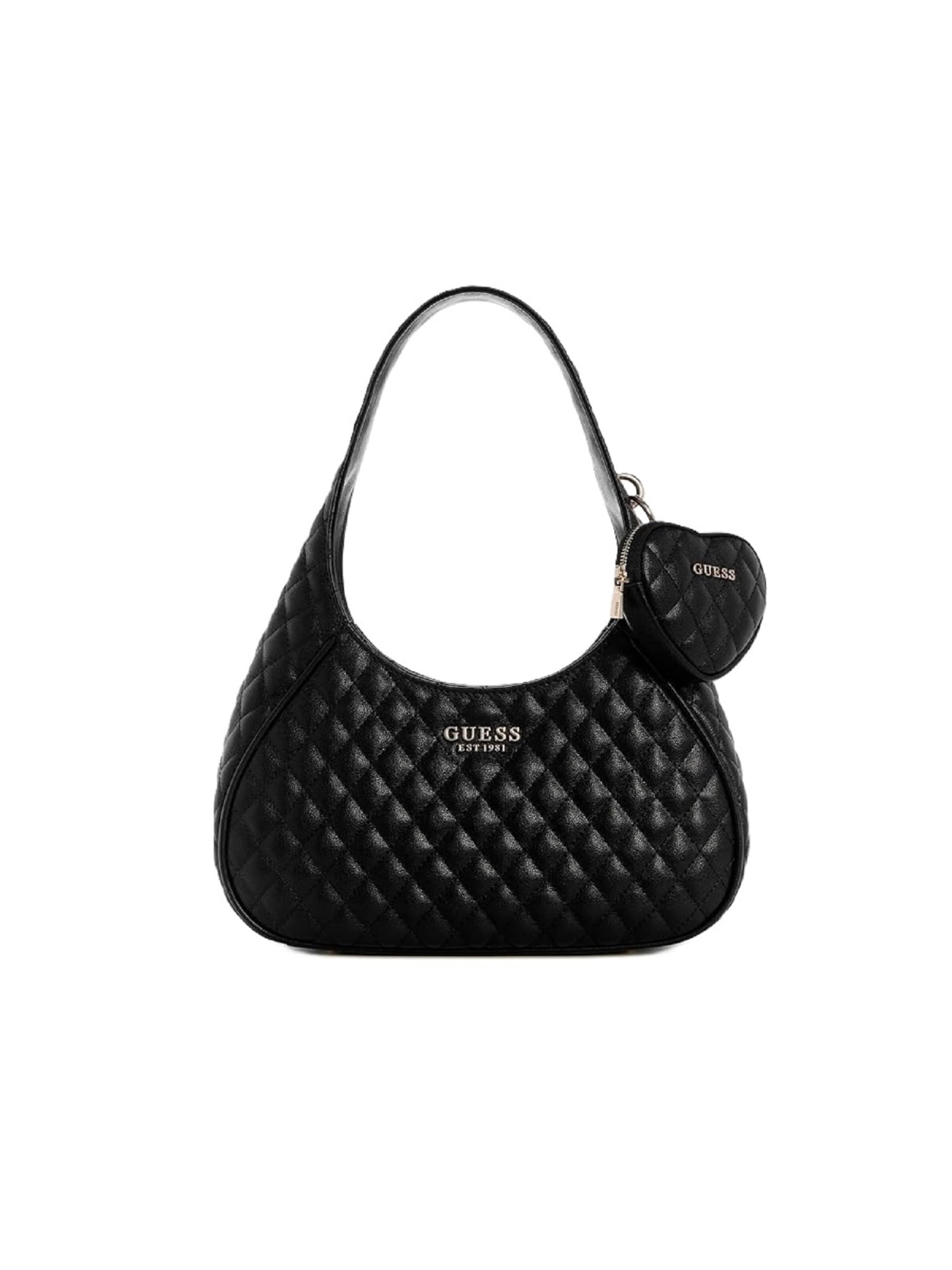 Borsa a spalla 'Atabey' di GUESS in nero: frontale
