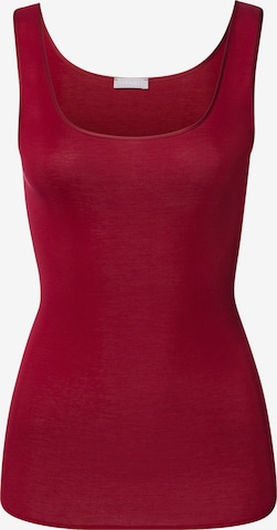 Hanro Top ' Cotton Seamless ' in Rood: voorkant