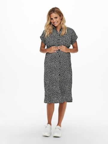 Only Maternity Shirt Dress in Black