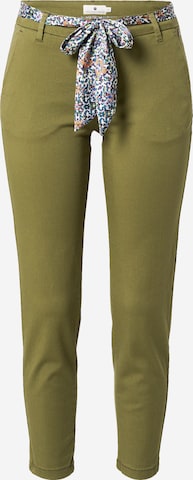 FREEMAN T. PORTER Slim fit Chino Pants 'Claudia Felicita' in Green: front