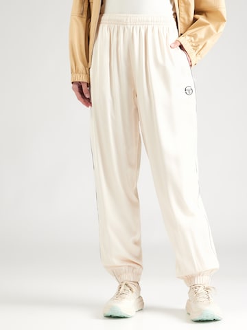 Sergio Tacchini Tapered Broek 'Metropolitan' in Beige: voorkant